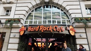 Inside the Hard Rock Cafe Piccadilly Circus London [upl. by Idhem]