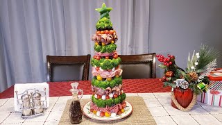 How To Make Christmas Tree Antipasto [upl. by Dedra274]