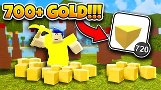 NEW HOW TO FARM GOLD FAST UPDATED METHOD Roblox Booga Booga [upl. by Anahcar]