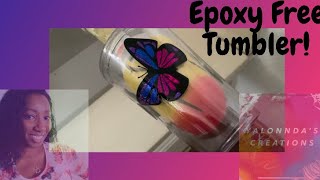 Epoxy free Acrylic Tumbler tutorial [upl. by Kreiker]