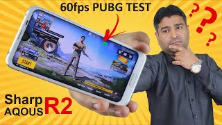 Sharp Aquos R2 pubg Test With Fps Meter  Aqous R2 Gaming Review 🔥 [upl. by Oj]