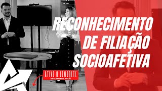 DIREITO DE FAMÍLIA Reconhecimento de filiação socioafetiva [upl. by Ynoble]