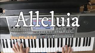 Alleluia with lyrics amp chords instrumental version [upl. by Valera]