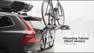 Trunk Bike Rack  Thule OutWay Platform Easy Mounting Tutorial [upl. by Carli]