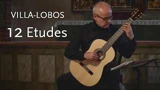 12 Etudes • VillaLobos • Andrzej Wilkus [upl. by Akceber]