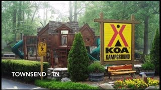 Townsend  KOA campground  Great Smoky Mountains  tennessee [upl. by Everett]