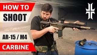 How to Shoot an AR15  M4 Carbine [upl. by Antony165]