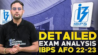 IBPSAFO 202223  Complete Analysis [upl. by Olyhs]