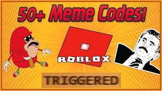 50 Roblox Meme CodesIDs 2020 [upl. by Latsyrhc]