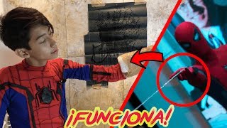 COMO HACER UN LANZA TELARAÑAS DE SPIDERMAN FUNCIONABLE HOW TO MAKE A SPIDERMAN WEB SHOOTER [upl. by Hgieloj]