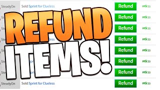 How To Refund Items on Roblox 2021 WORKING METHOD [upl. by Slade]