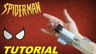 COMO HACER EL LANZA TELARAÑA DE SPIDERMAN hombre araña [upl. by Figge]