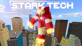 MCPE Stark Tech V3 Addons Announcement [upl. by Annaoy]