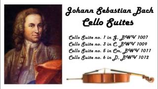 Johann Sebastian Bach  Cello suites in 432 Hz great for reading or studying [upl. by Corneille730]