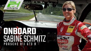 Sabine Schmitz  Onboard  Porsche 911 GT3 R  Frikadelli Racing Team  VLN 2014 [upl. by Awhsoj]