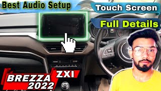 Brezza 2022 ZXI Infotainment System Features and Setting [upl. by Yenaj]