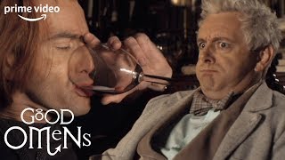 Crowley Aziraphale Whales and Dolphins  Good Omens  Prime Video [upl. by Tullus]