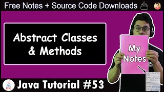 Java Tutorial Abstract Class amp Abstract Methods [upl. by Imar]