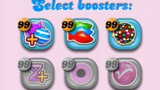 Candy Crush Cheats Tutorial  Unlimited Boosts and Lives [upl. by Ahsauqram]