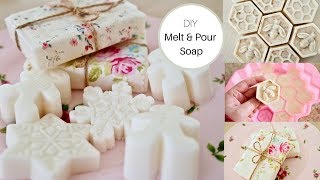 How to make Soap The melt and pour easy method [upl. by Einafets]