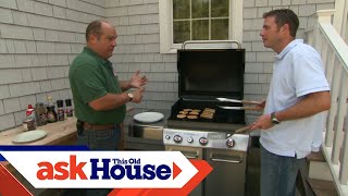 How to Install a Natural Gas Barbecue Grill  Ask This Old House [upl. by Karli523]