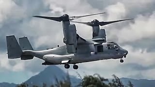 V22 Osprey TiltRotor Aircraft In Action • Compilation [upl. by Ammann228]