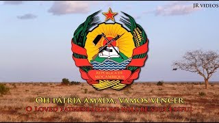 National Anthem of Mozambique PTEN lyrics  Hino nacional de Moçambique [upl. by Droflim984]