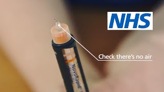 Diabetes How to inject insulin  NHS [upl. by Poliard60]