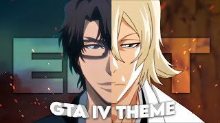 Aizen x Urahara  GTA IV Theme Edit [upl. by Aramahs]