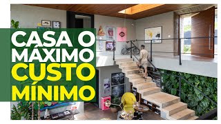 ESSA CASA IMENSA É O MÁXIMO  ARQUITETURA MODERNA COM CUSTOS MÍNIMOS E VÁRIAS DICAS DE ECONOMIA [upl. by Anselma315]